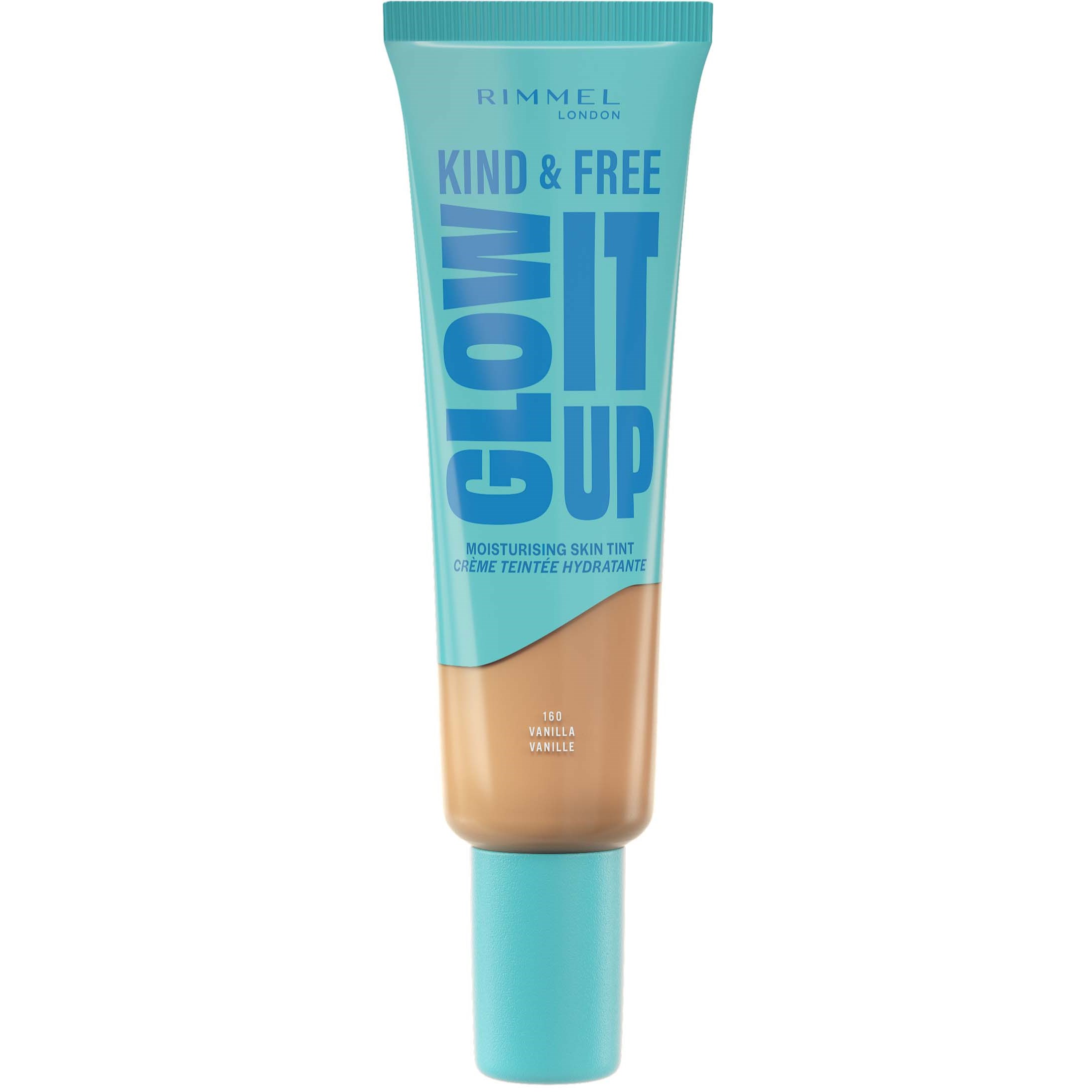 Rimmel Kind & Free Glow It Up Moisturising Skin Tint Vanilla 160