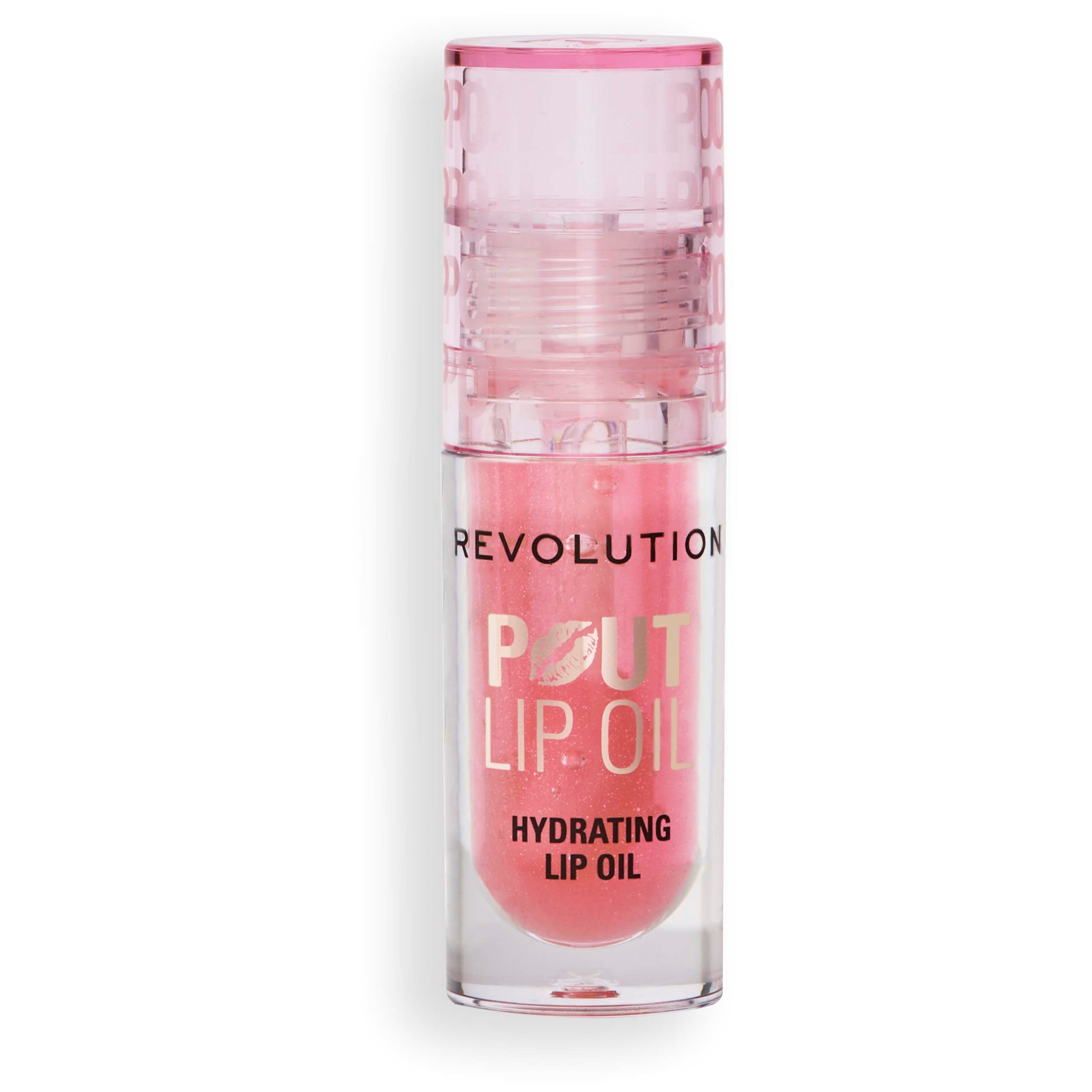 Makeup Revolution Pout Lip Oil Glam Pink Shimmer