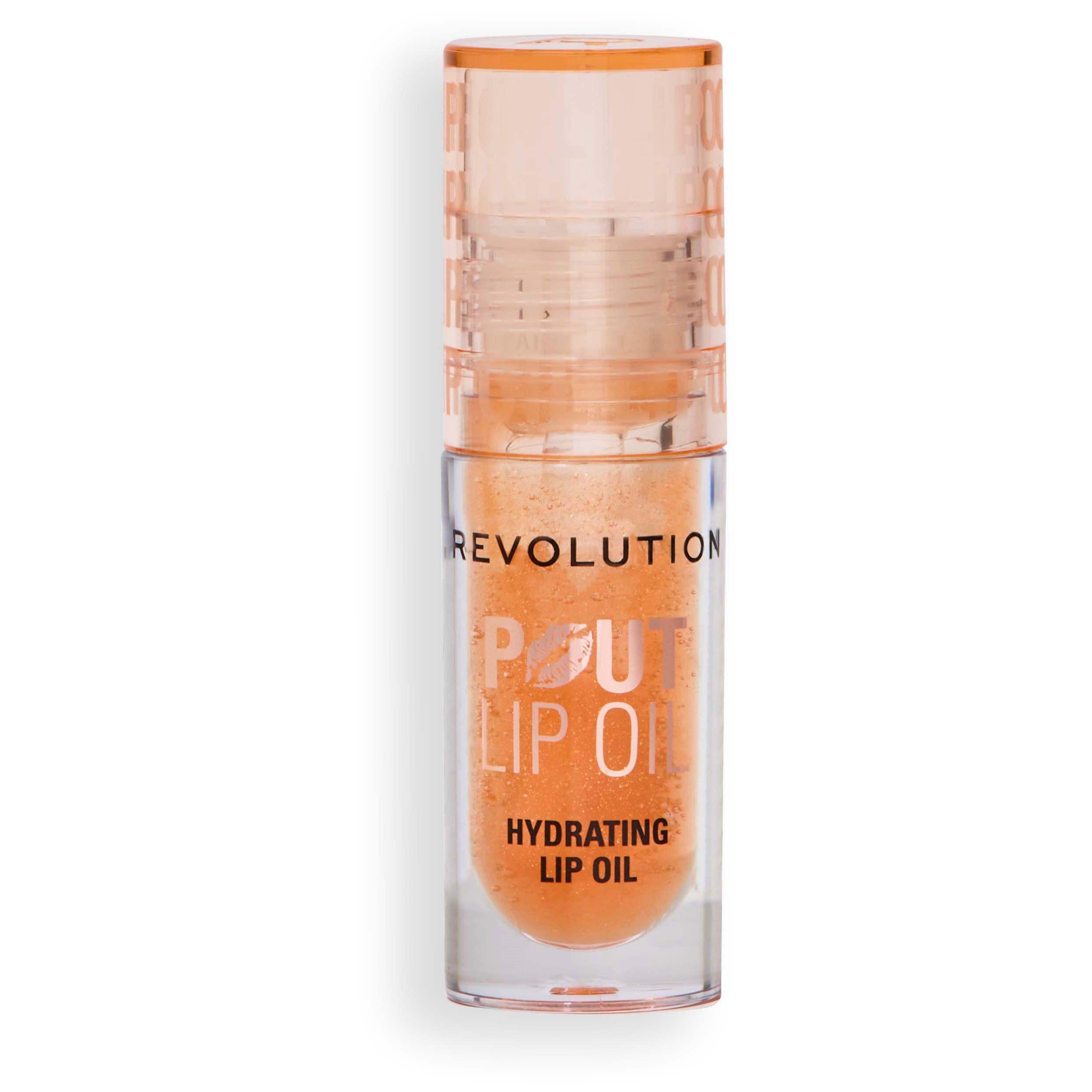 Makeup Revolution Pout Lip Oil Honey Shimmer