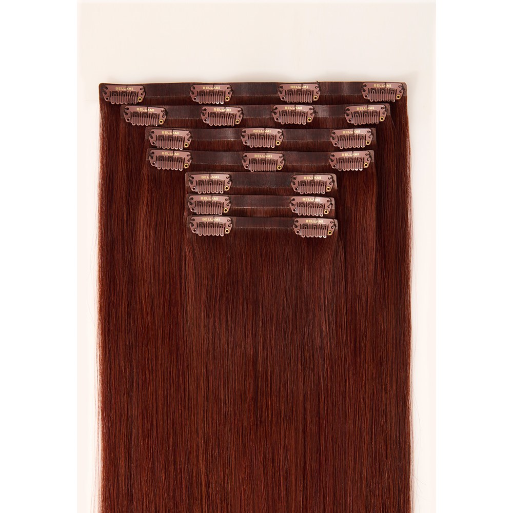 Bellami Hair Silk Seam 18" 140G Dark Maple Brown