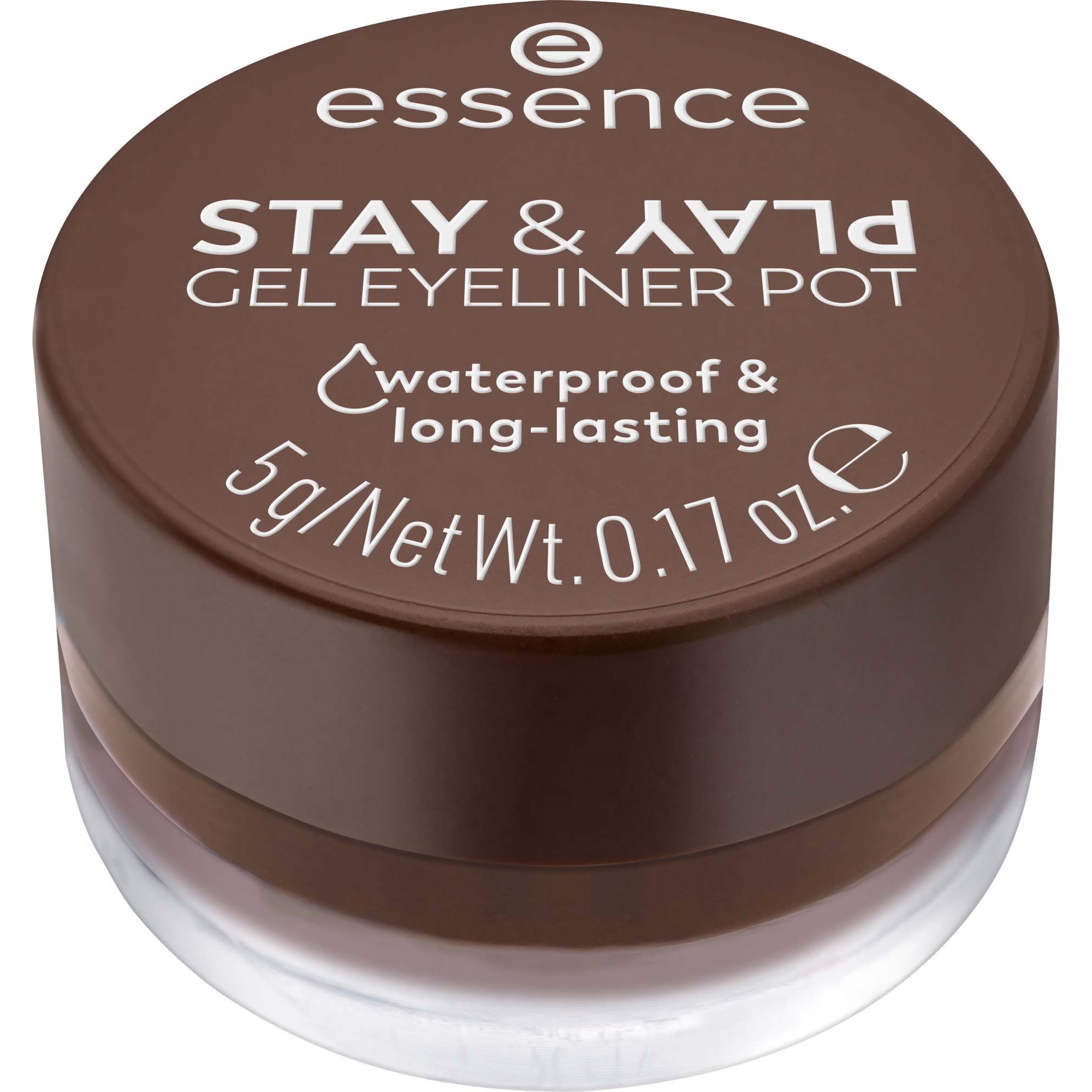 essence Stay & Play Gel Eyeliner Pot 02 Brown