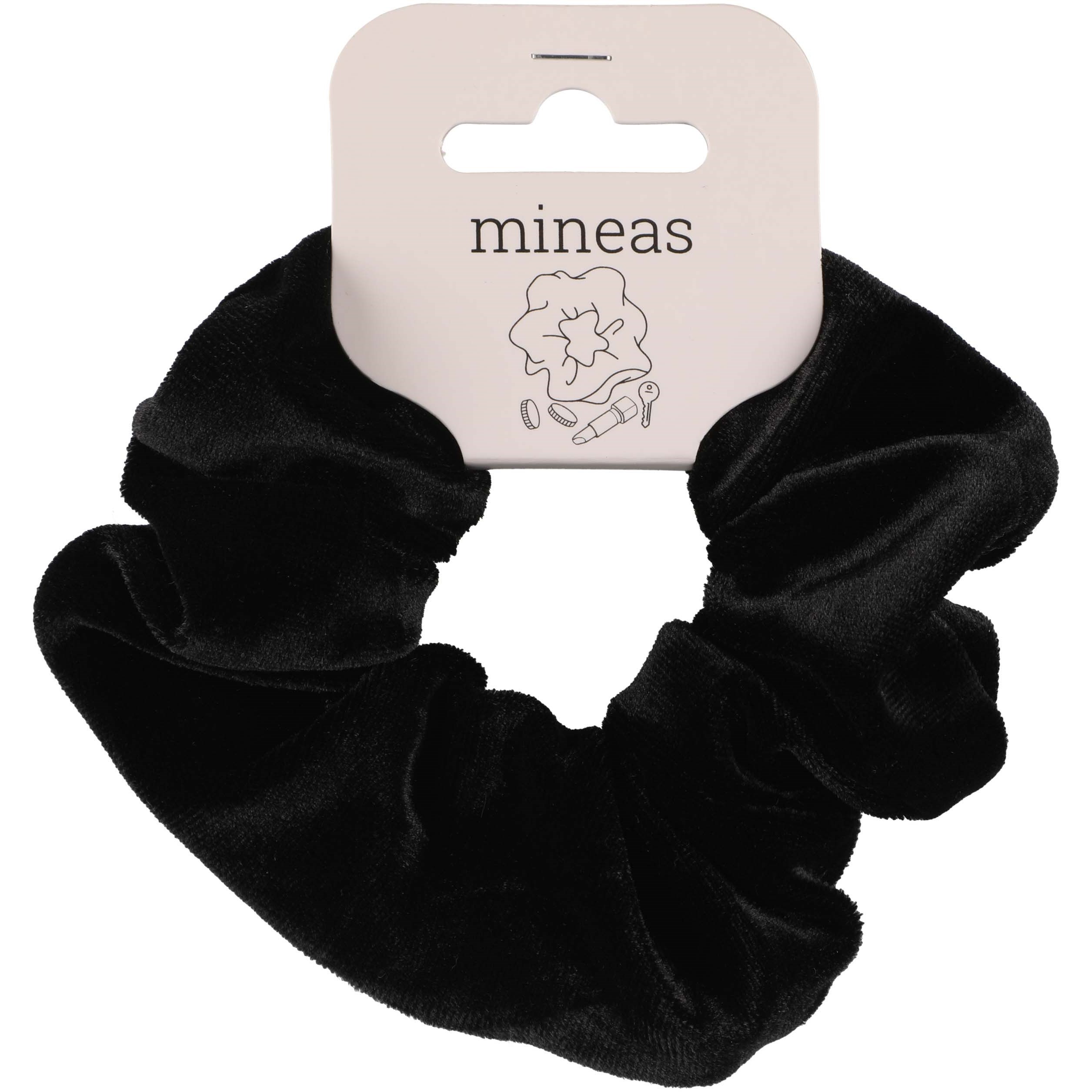 Mineas Scrunchie With Hidden Pocket Black