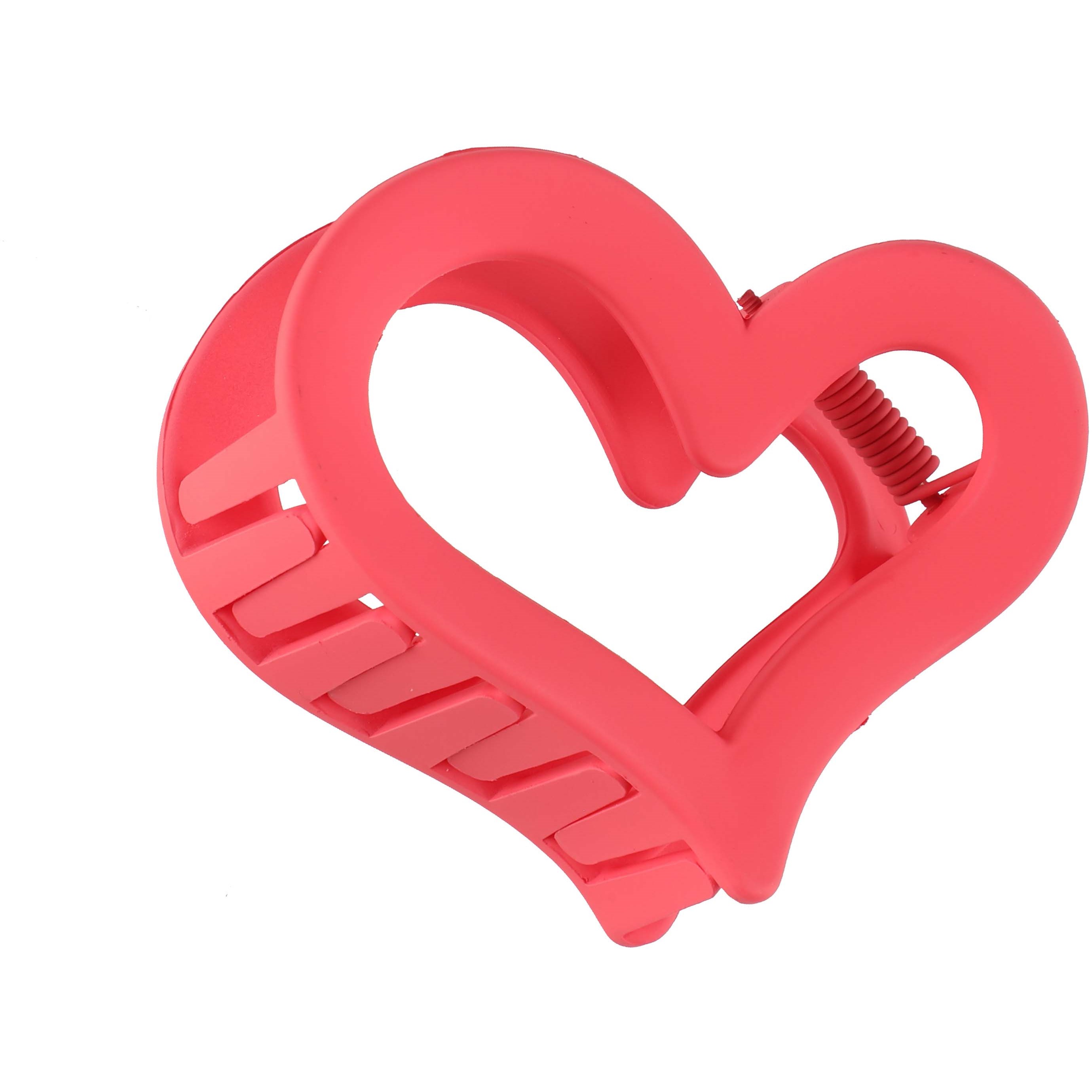 Mineas Heart Hair Claw Watermelon Red