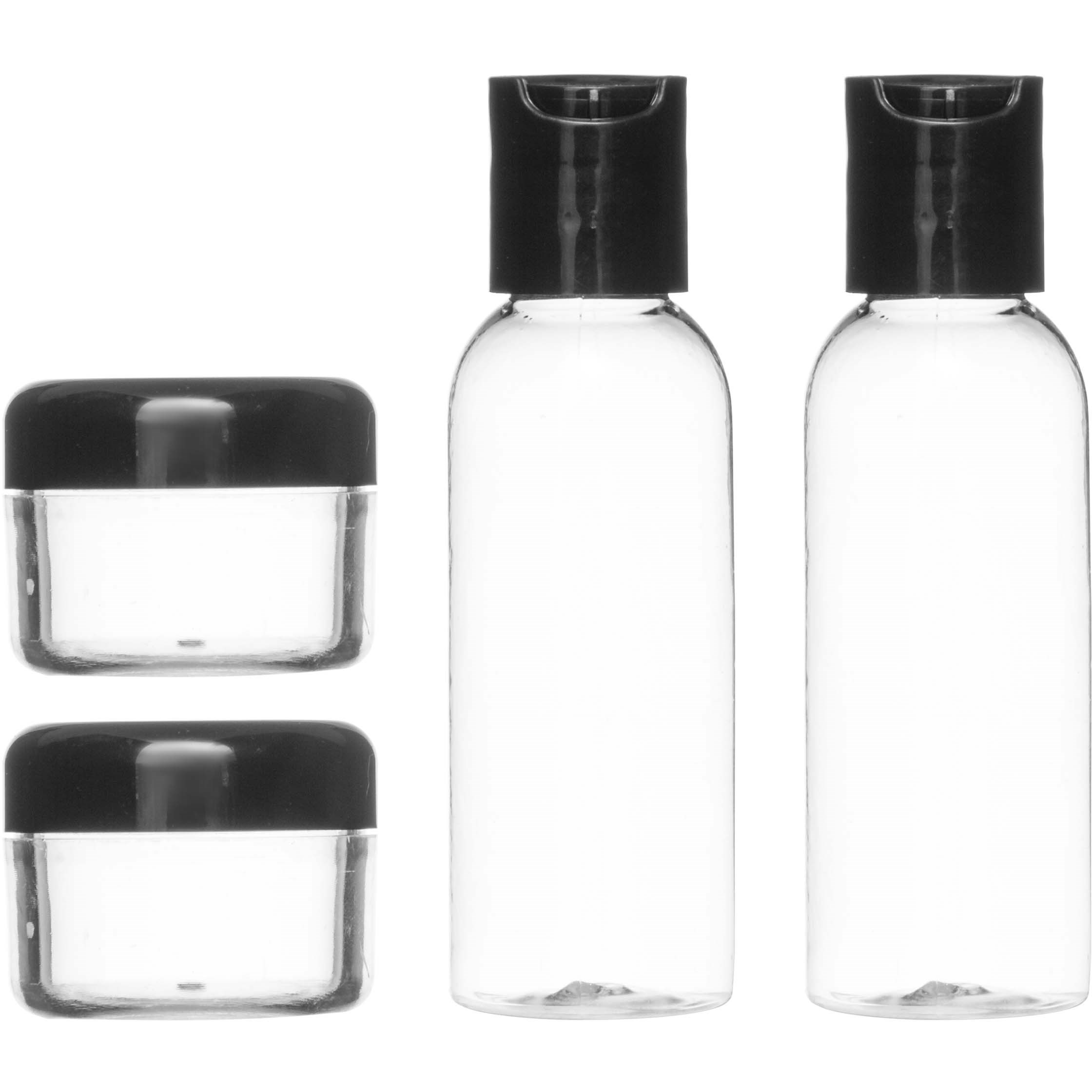 Mineas Travel Bottle Set 4 Pcs Transparent