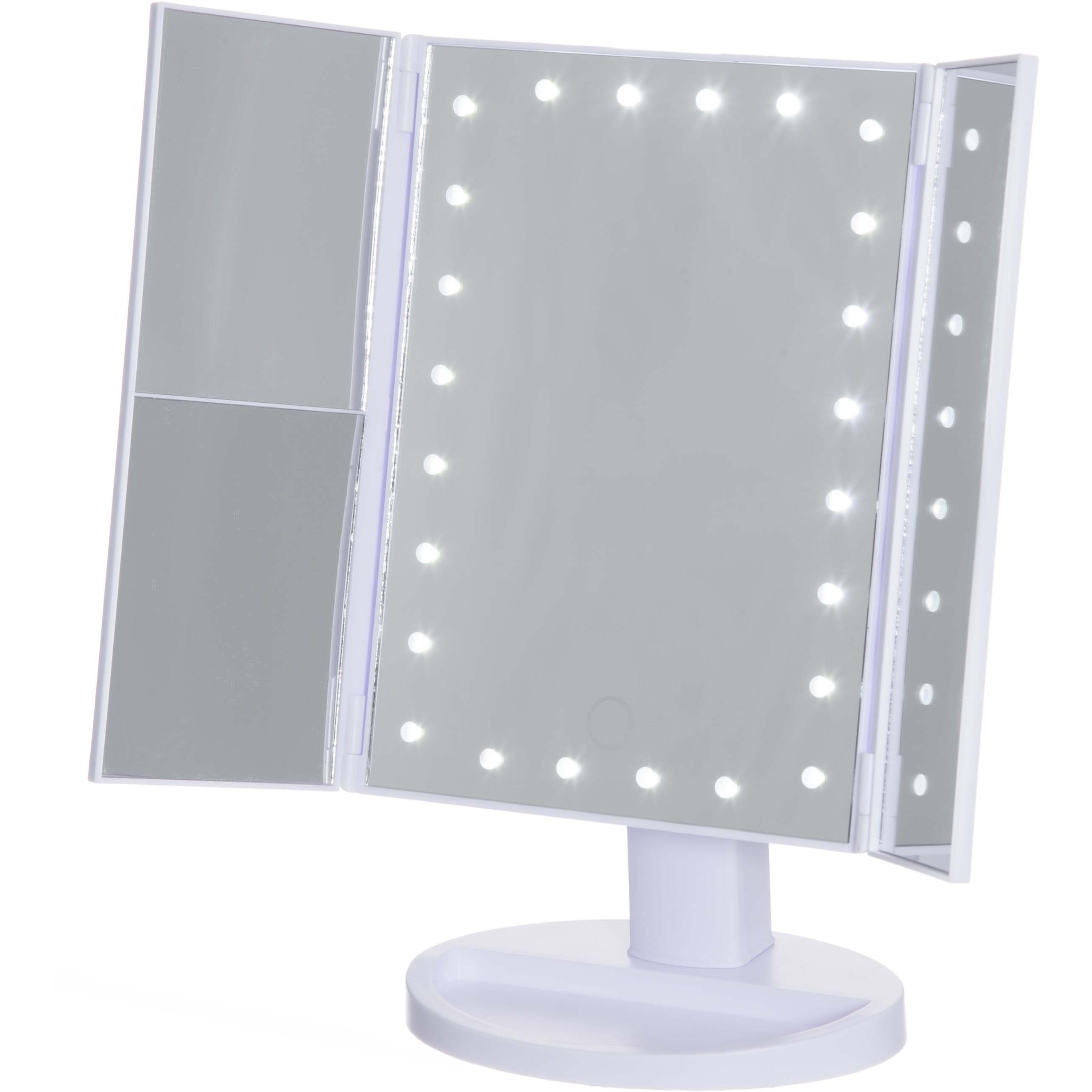 Mineas Make Up Mirror With Led Lights White