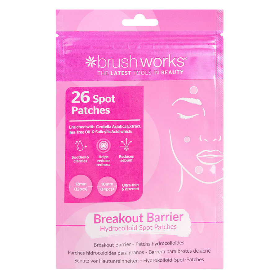 Brushworks Breakout Barrier Hydrocolloid Spot Patches 26 st