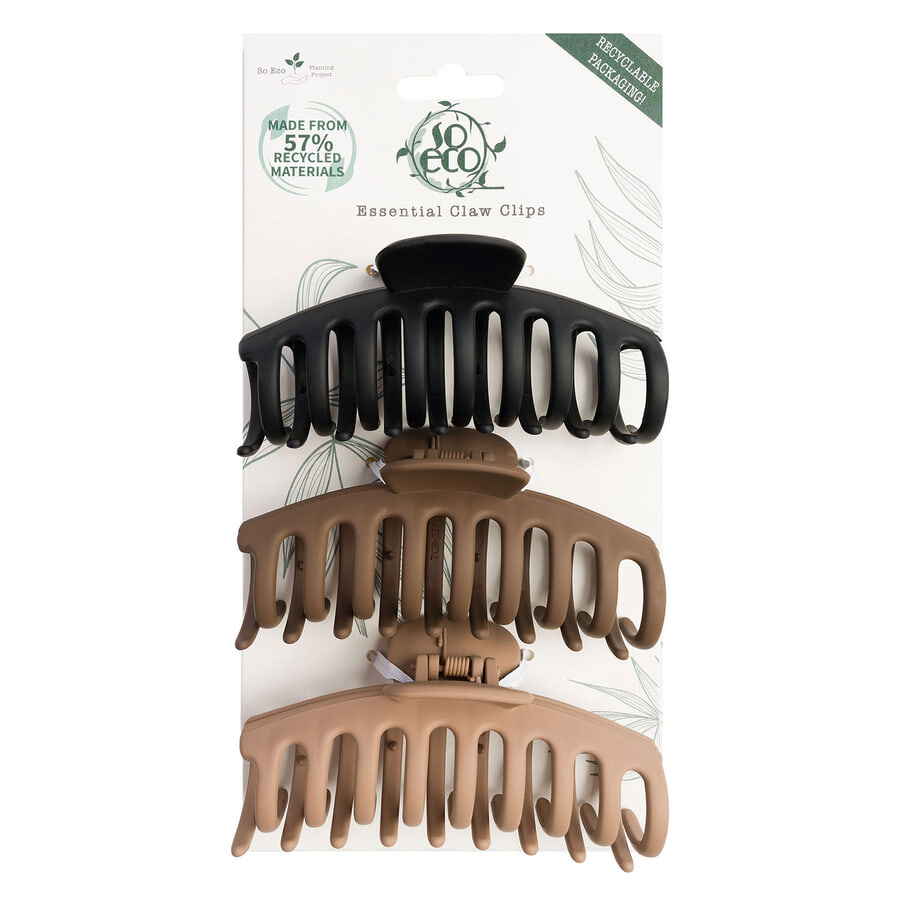 So Eco Essential Claw Clips 3 st