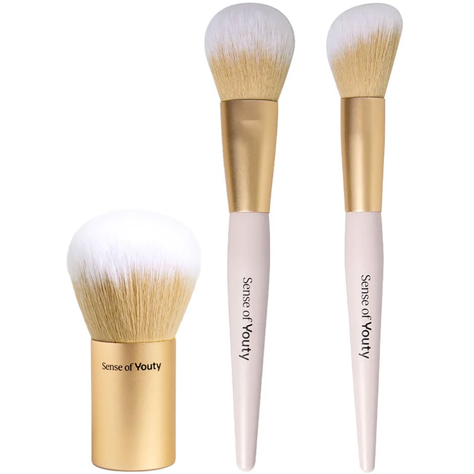 Sense of Youty Blend Your Beauty Trio Powder + Contour + Kabuki Brushes