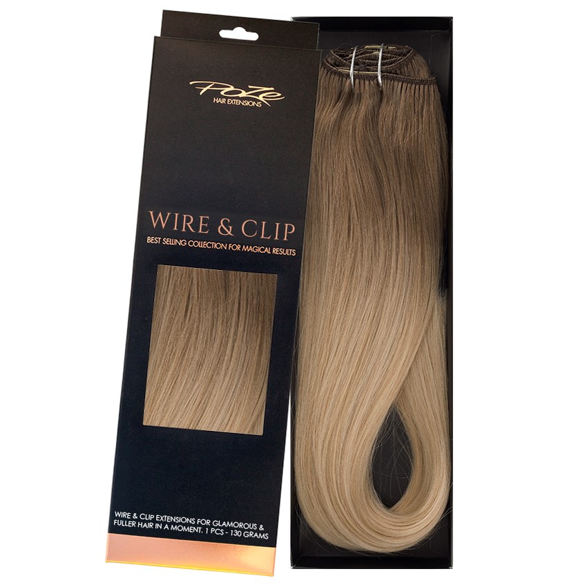 Poze Hairextensions Poze Standard Äkta Löshår Flip & Go 50cm Sand