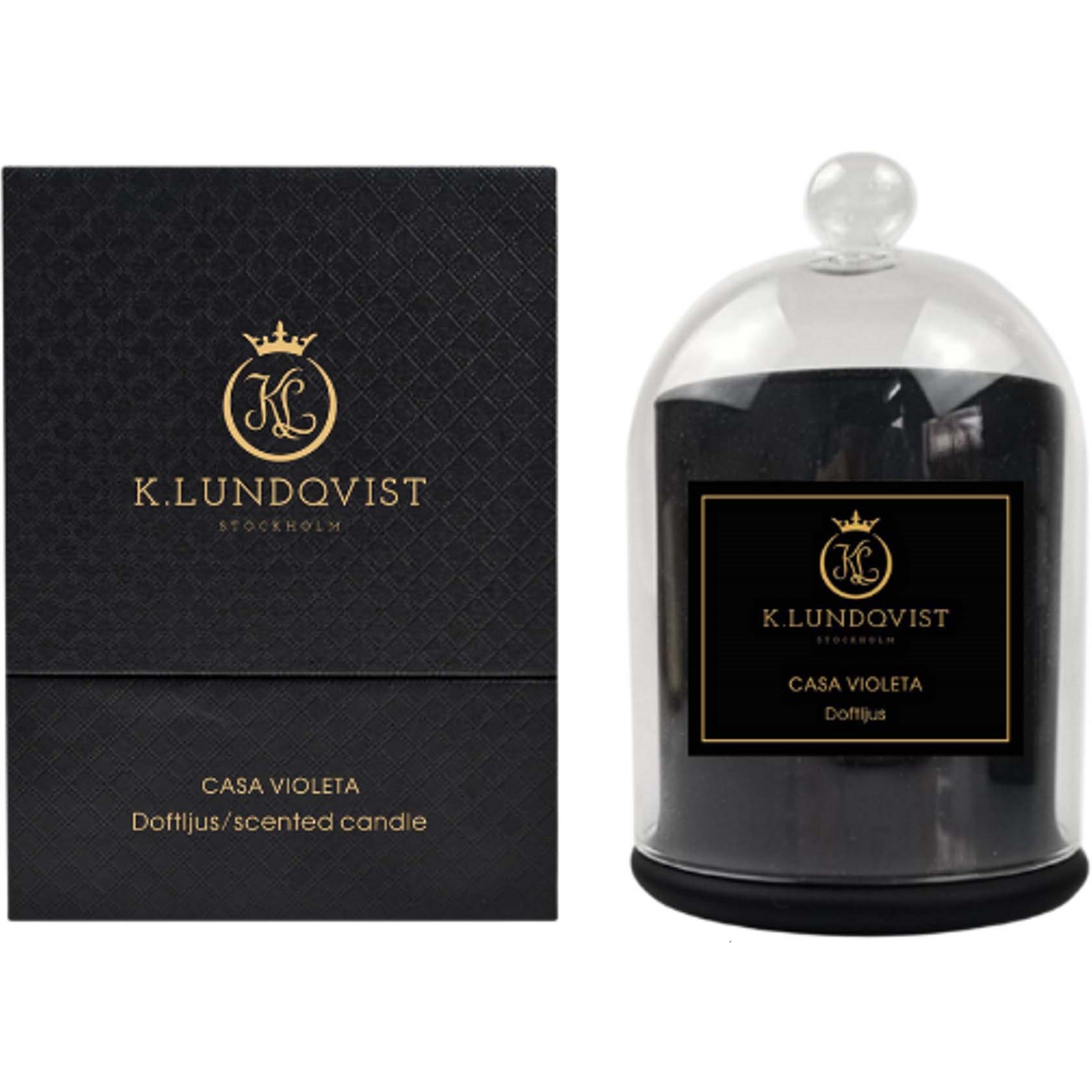 K. Lundqvist Stockholm Scented Candle Casa Violeta/Violet & Cornf