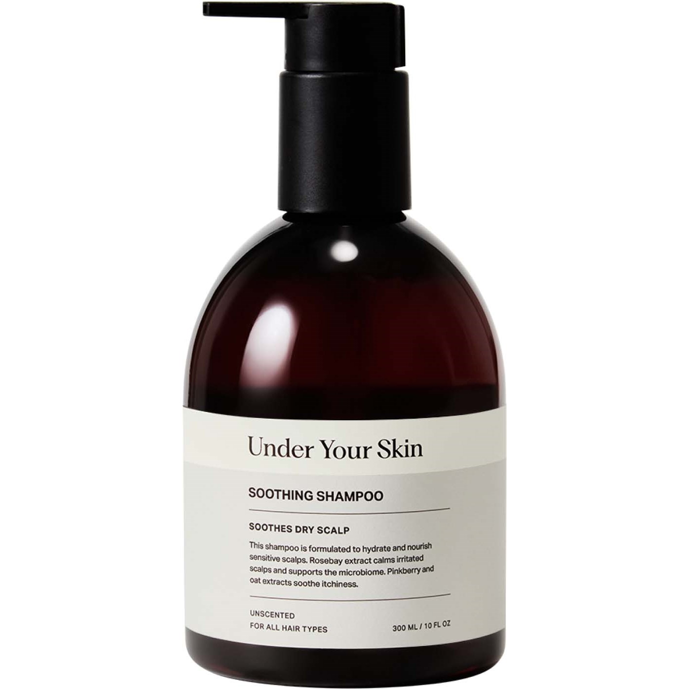 Under Your Skin Soothing Shampoo Soothes Dry Scalp 300 ml