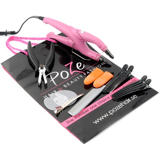 Poze Hairextensions Poze Startbox Fusion Deluxe Set Rosa