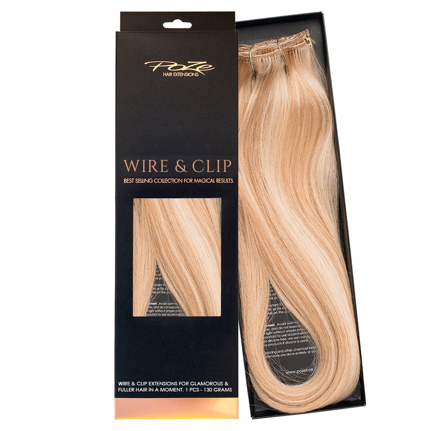 Poze Hairextensions Poze Standard Äkta Löshår Flip & Go 50cm Sunk