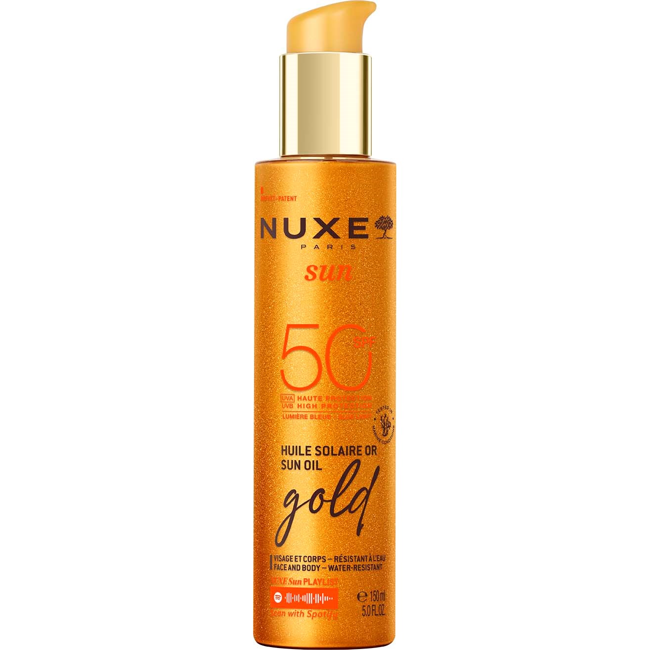 Nuxe Sun Tanning Oil Gold SPF50 150 ml