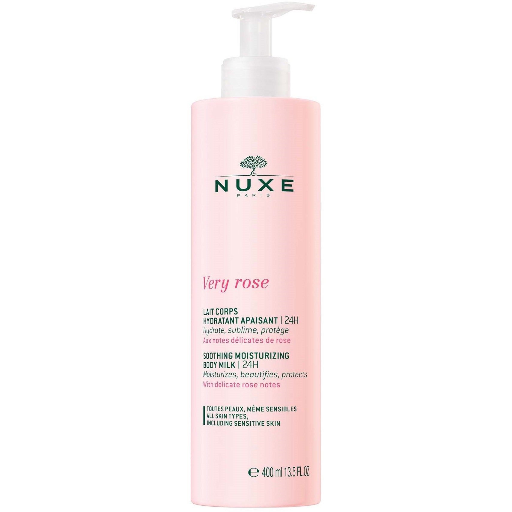 Nuxe Very rose Soothing Moisturizing Body Milk 400 ml