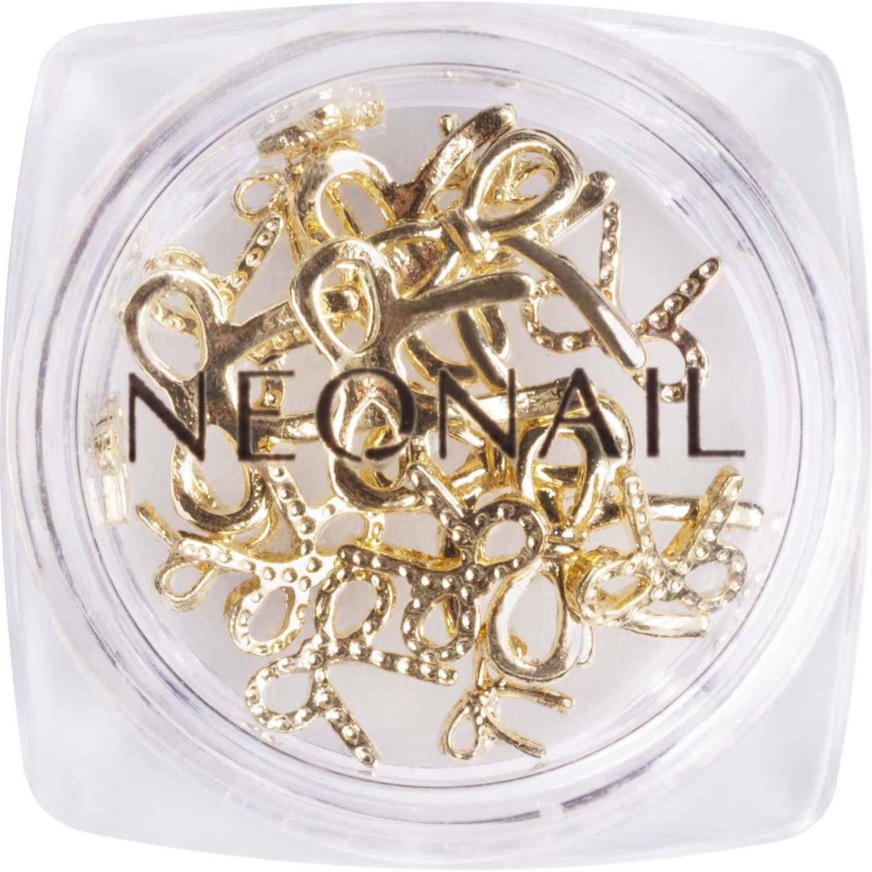 NEONAIL Nail Art 3D Gold bows