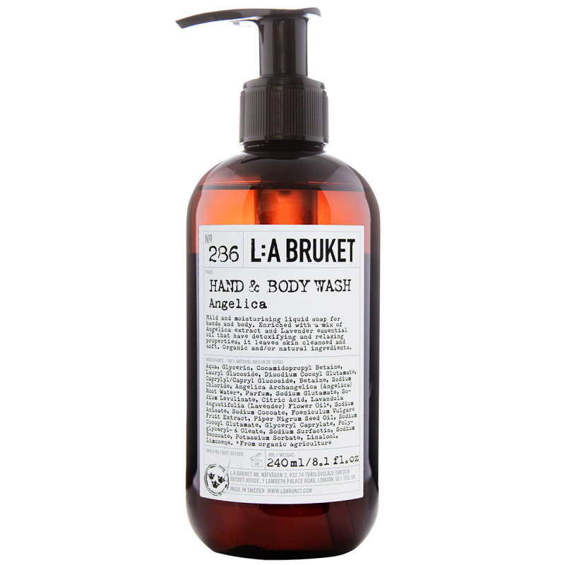 L:A Bruket 286 Hand & Body Wash Angelica CosN (240 ml)