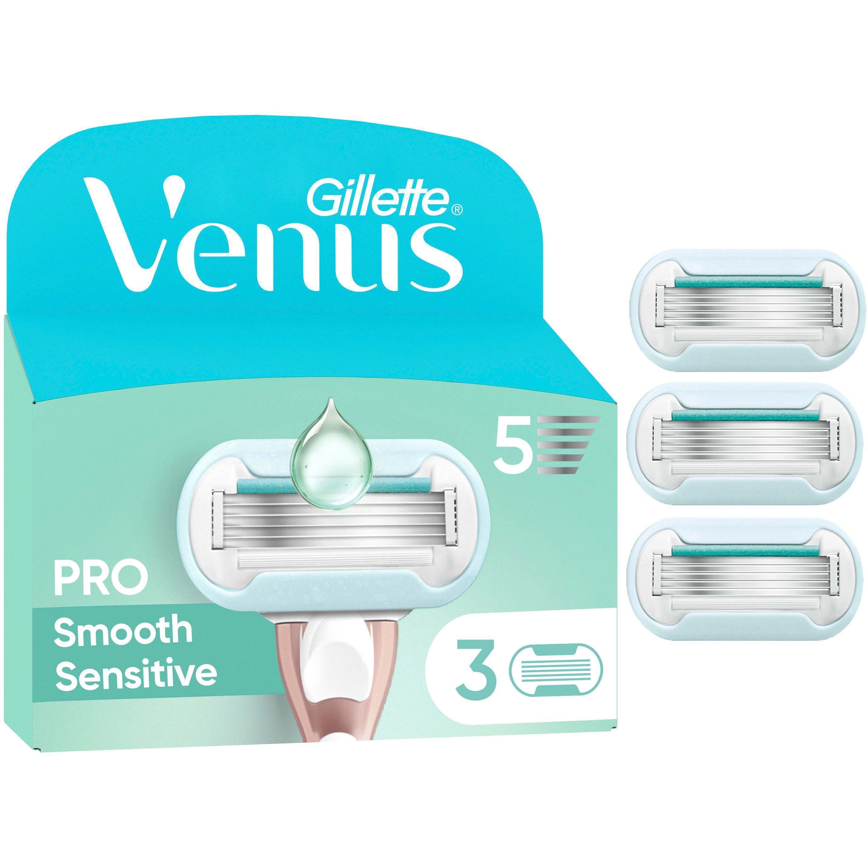 Gillette Venus Pro Smooth Sensitive Razor Blades 3 st