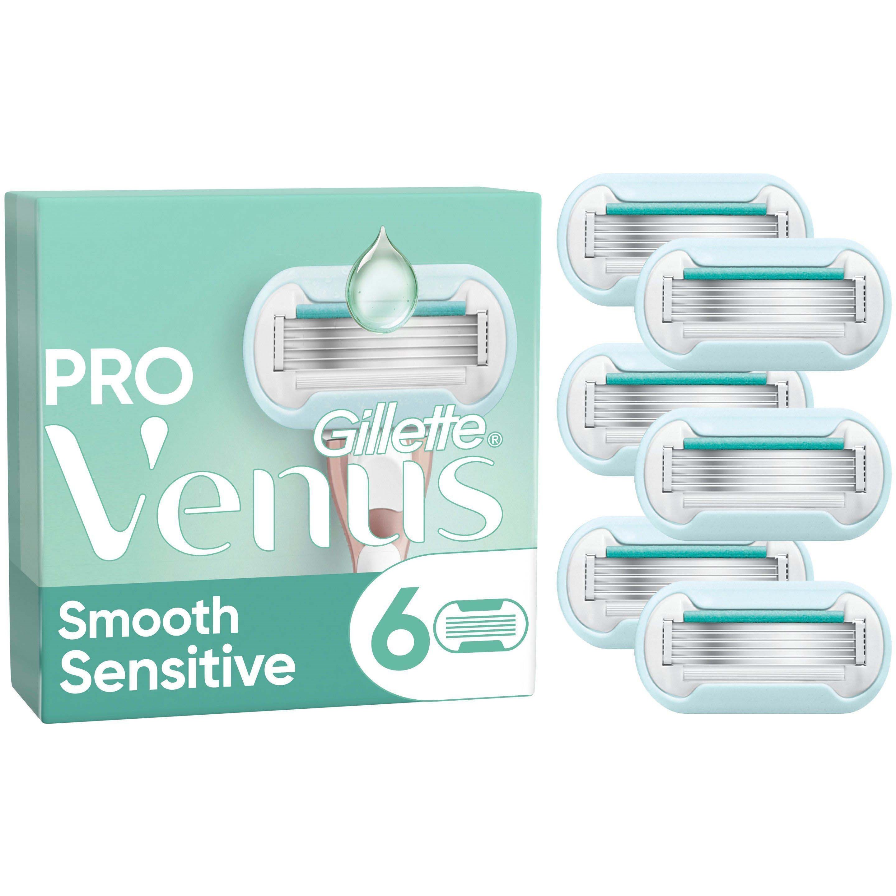 Gillette Venus Pro Smooth Sensitive Razor Blades 6 st