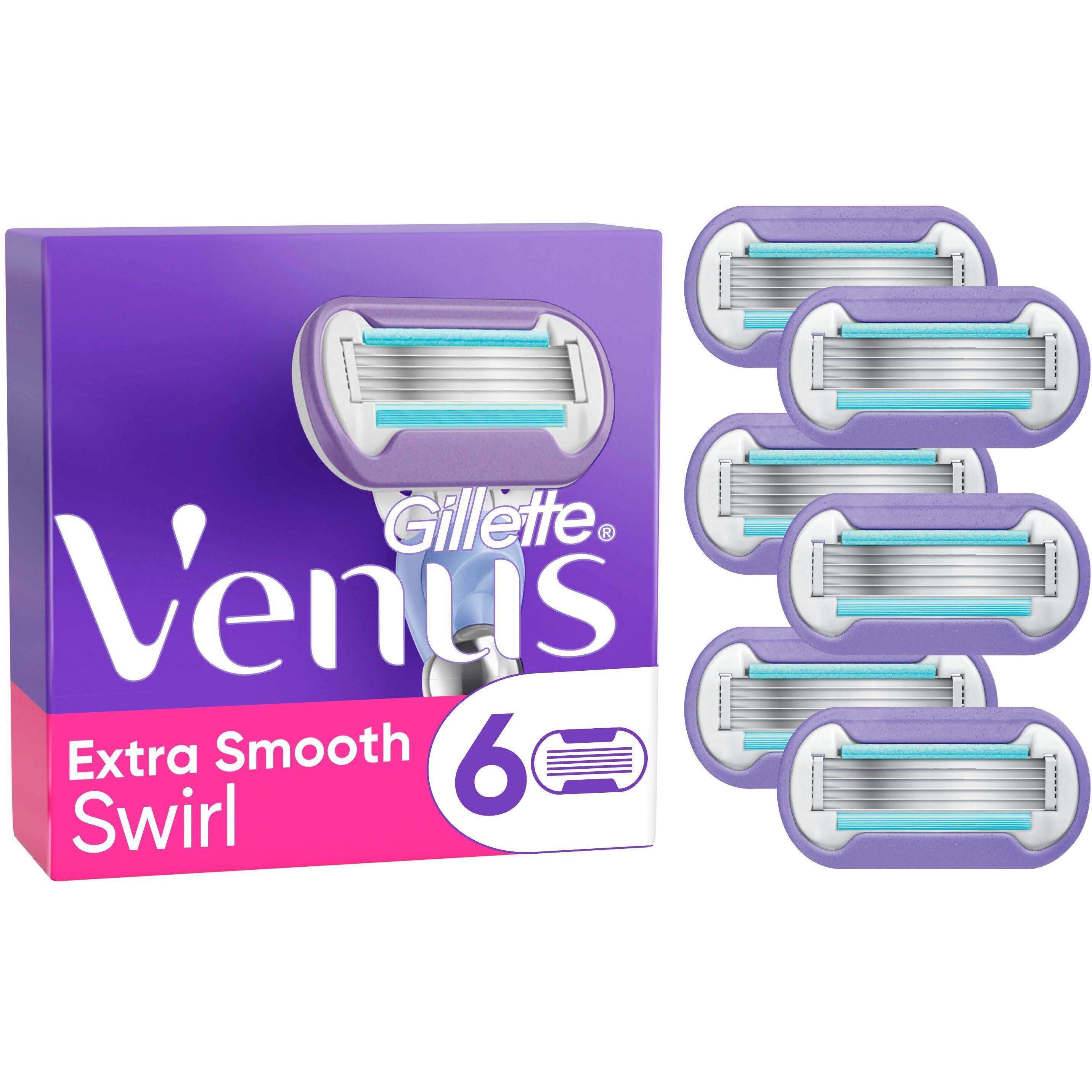 Gillette Venus Extra Smooth Swirl Razor Blades 6 st