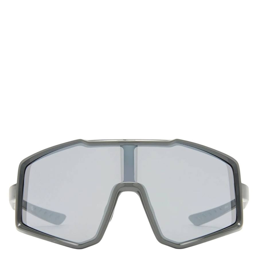 Le Specs Vulture Charcoal with Smoke Flash Mirror Lens