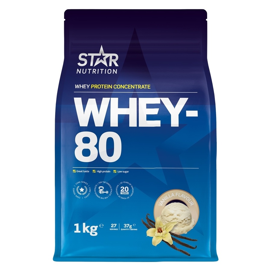 Star Nutrition Whey-80 Vanilla 1000g