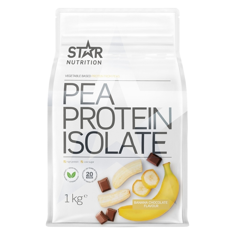 Star Nutrition Pea Protein Isolate Banana Chocolate  1000g