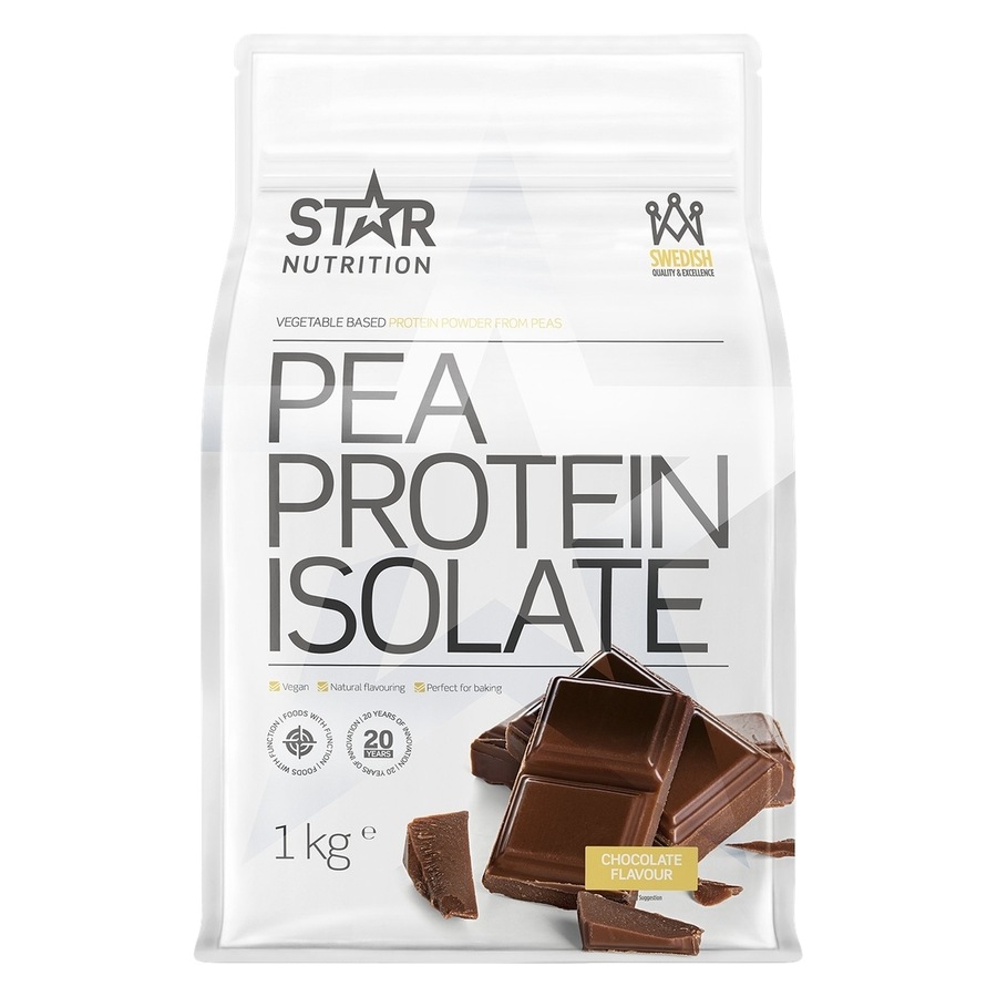 Star Nutrition Pea Protein Isolate Chocolate 1000g