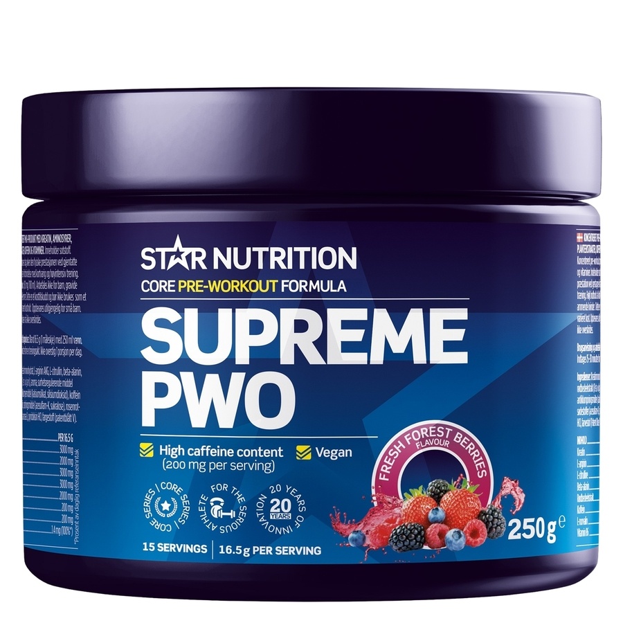 Star Nutrition Supreme PWO Fresh Forest Berry 250g