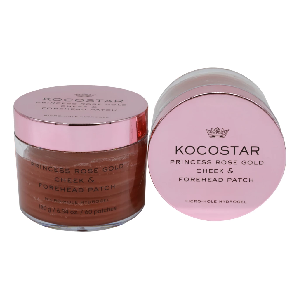 Princess Rose Gold Cheek & Forehead Patch with Micro-Hole Hydrogel 60 pcs