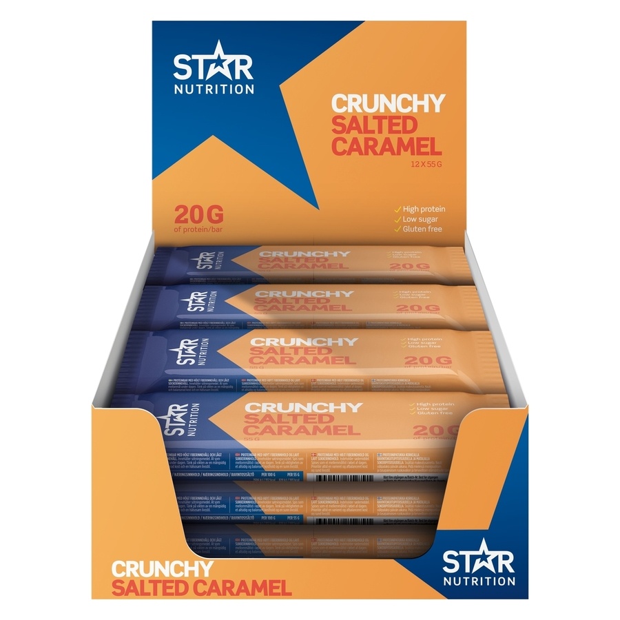 Star Nutrition Soft Protein Bar Salted Caramel 12x55g