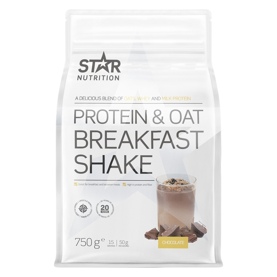 Star Nutrition Protein & Oat Breakfast Shake Chocolate 750g