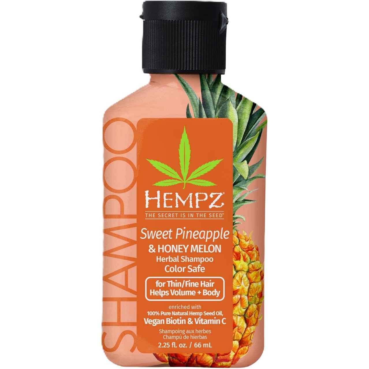 Hempz Mini Sweet Pineapple & Honey Melon Herbal Shampoo 66 ml