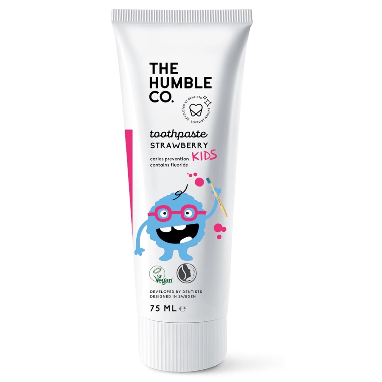 The Humble Co. Kids Humble Toothpaste - Kids Strawberry 75 ml