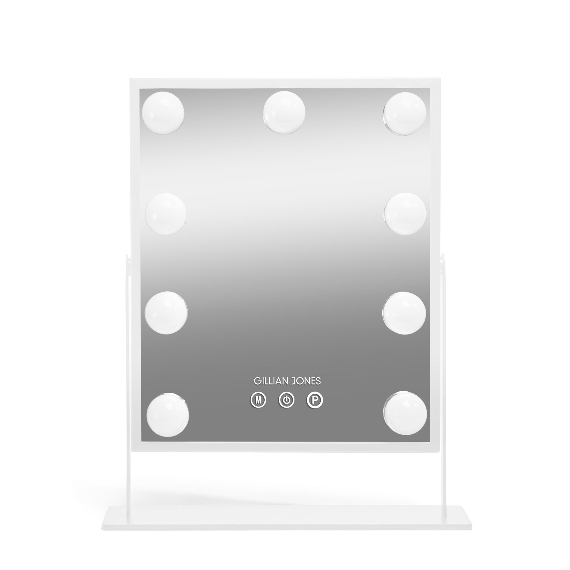 Gillian Jones Makeup Artist Mirror with 9 powerful LED bulbs Whit