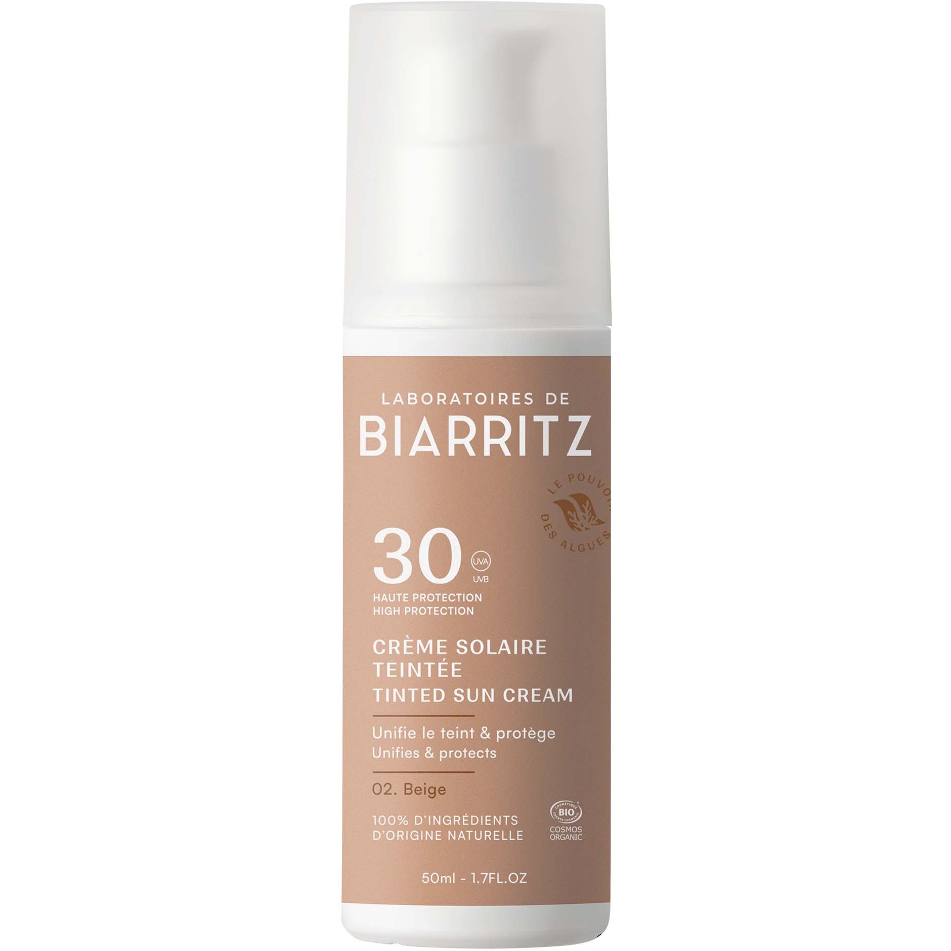 Laboratoires de Biarritz  DERMO Suncare Tinted Face Sunscreen SPF