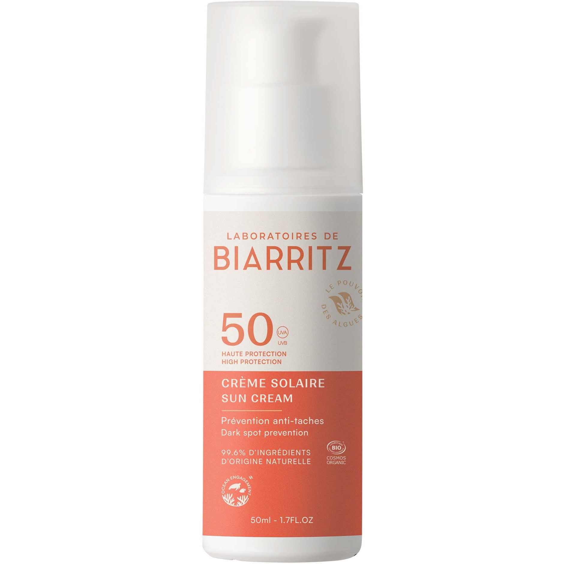 Laboratoires de Biarritz  DERMO Suncare Face Sunscreen SPF50 50 m