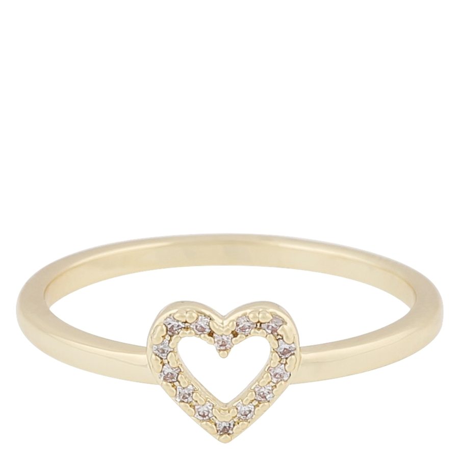 Snö Of Sweden Nisi Heart Ring Gold Medium