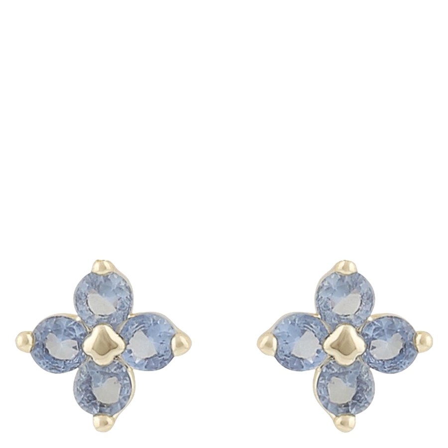 Snö Of Sweden Envy Small Earring Gold/Light Blue Onesize
