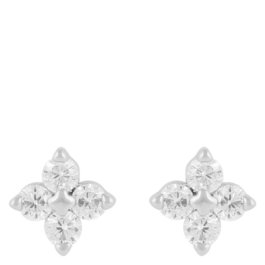 Snö Of Sweden Envy Small Earring Silver/Clear Onesize