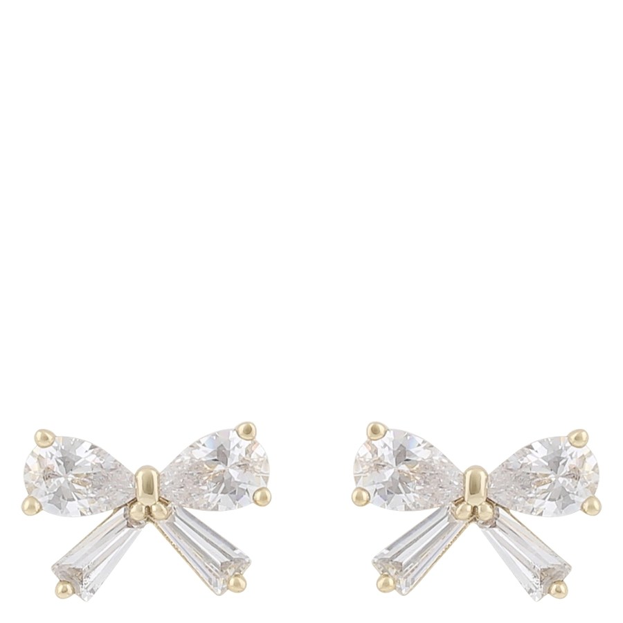 Snö Of Sweden Envy Bow Earring Gold Onesize