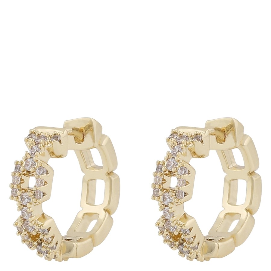 Snö Of Sweden Honey Small Hoop Earring Gold Onesize