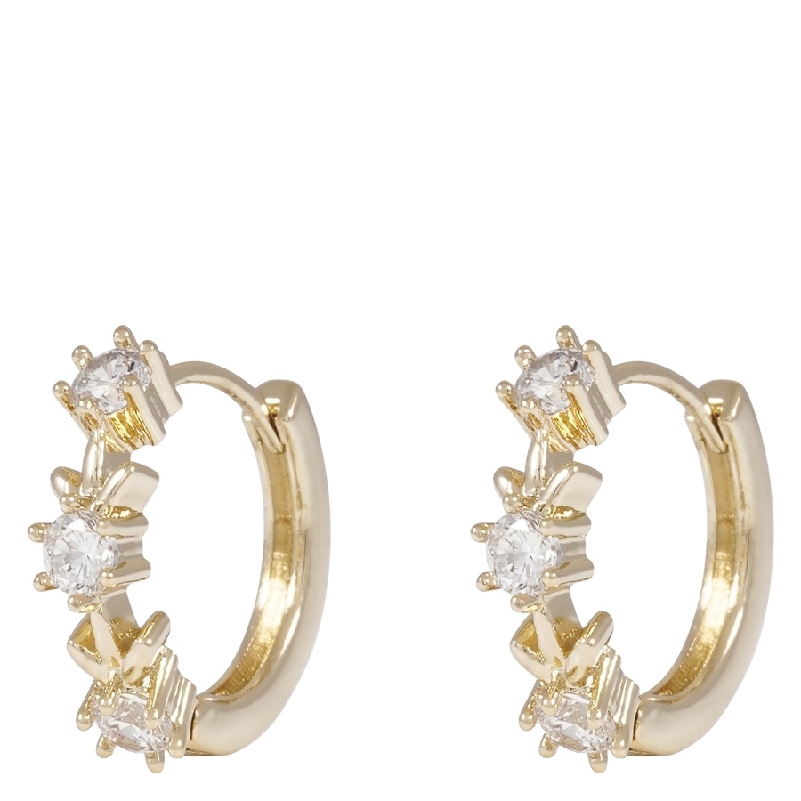 Snö Of Sweden Nisi Irregular Small Hoop Earring Gold Onesize
