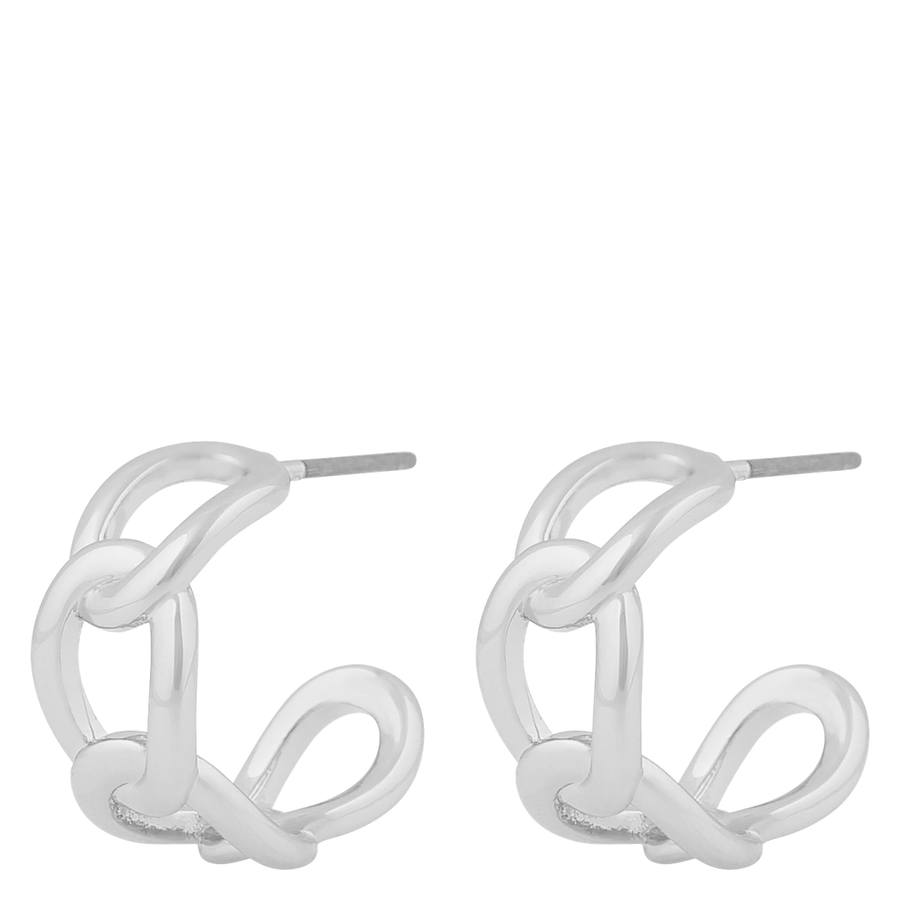 Snö Of Sweden Honey Oval Earring Silver Onesize