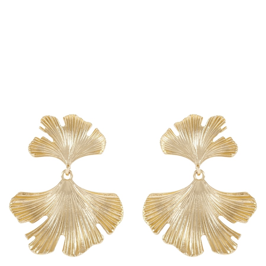 Snö Of Sweden Friday Leaf Earring Gold Onesize