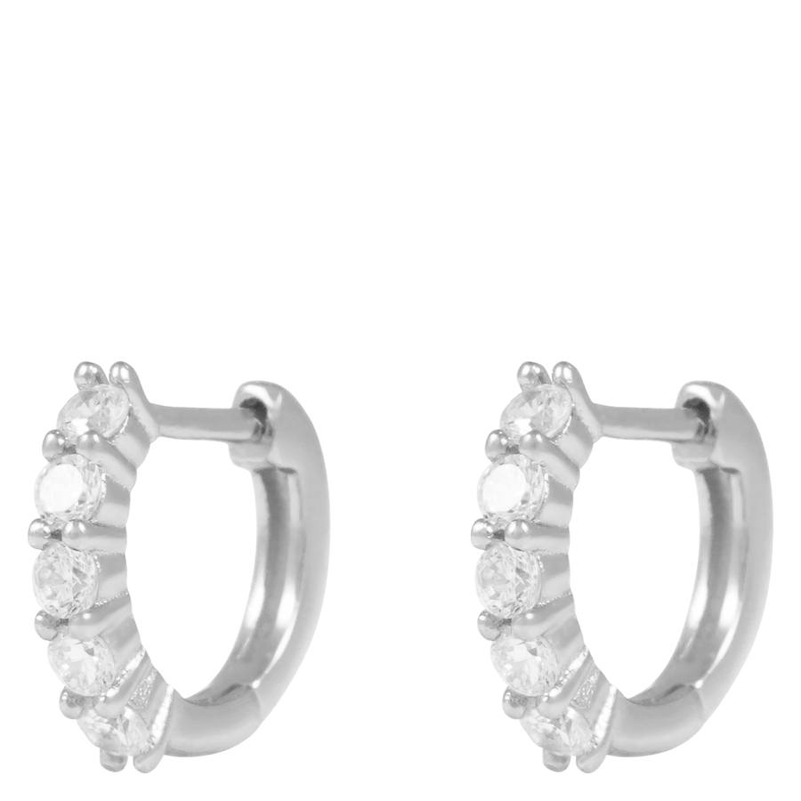 Snö Of Sweden Siri Small Hoop Earring Silver Onesize