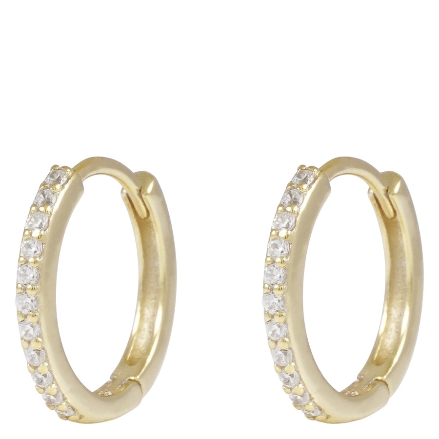 Snö Of Sweden Siri Thin Hoop Earring Gold Onesize