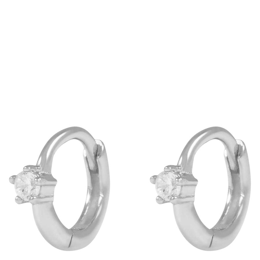Snö Of Sweden Siri Mini Hoop Earring Silver Onesize