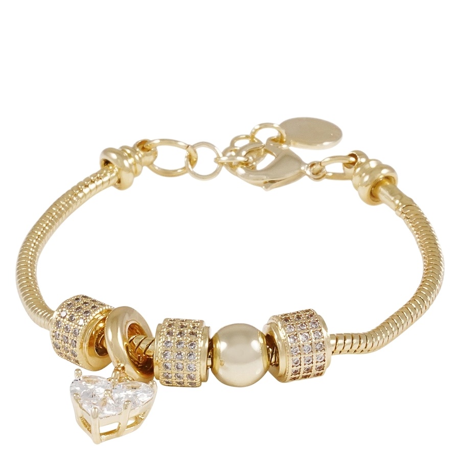 Snö Of Sweden Cicce Heart Bracelet Gold Onesize