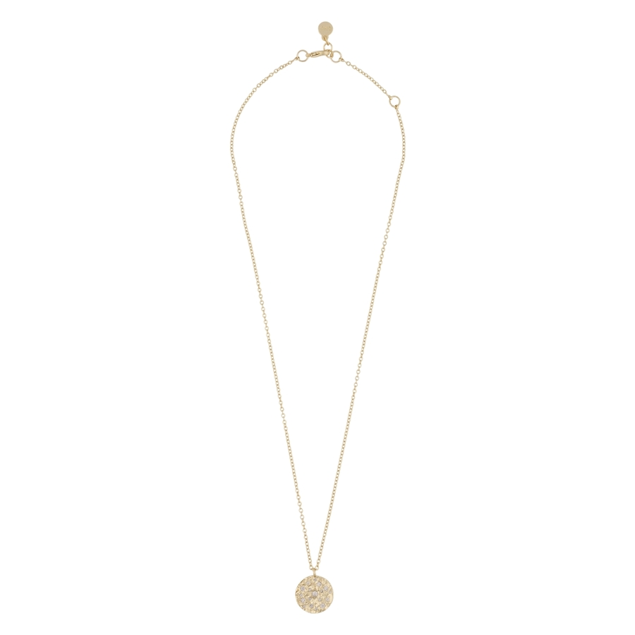 Snö Of Sweden Brittany Coin Pendant Necklace Gold 45cm